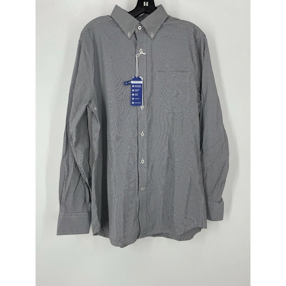 Southern Tide Intercostal Evergreen Blue Plaid Collard Button Down Shirt Medium